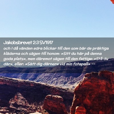 Picture 02 - Jakobsbrevet 2:3 SV1917 - och I då vänden edra blickar till den som bär - Bible Verse Picture