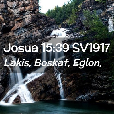 Picture 02 - Josua 15:39 SV1917 - Lakis, Boskat, - Bible Verse Picture