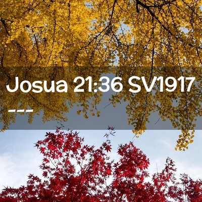 Picture 02 - Josua 21:36 SV1917 -  - Bible Verse Picture