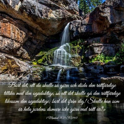 Picture 03 - 1 Mosebok 18:25 SV1917 - Bort det, att du skulle så göra och döda den - Bible Verse Picture