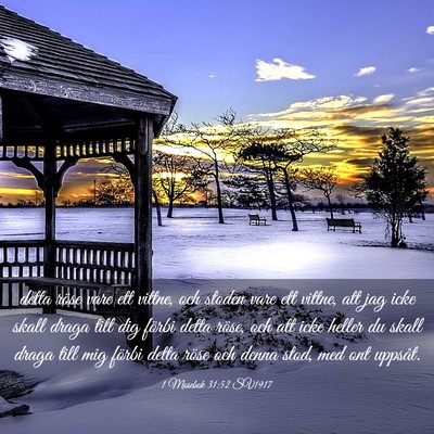 Picture 03 - 1 Mosebok 31:52 SV1917 - detta röse vare ett vittne, och stoden vare ett - Bible Verse Picture