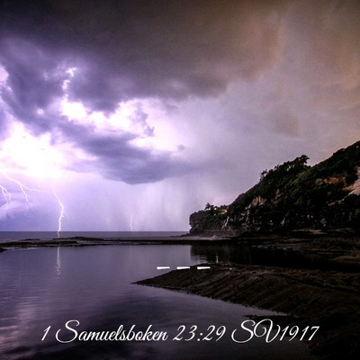 Picture 03 - 1 Samuelsboken 23:29 SV1917 -  - Bible Verse Picture