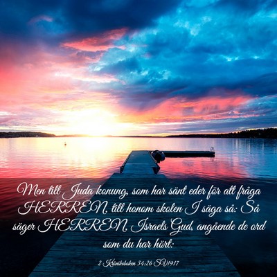 Picture 03 - 2 Krönikeboken 34:26 SV1917 - Men till Juda konung, som har sänt eder för att - Bible Verse Picture
