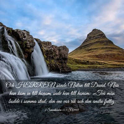 Picture 03 - 2 Samuelsboken 12:1 SV1917 - Och HERREN sände Natan till David. När han kom - Bible Verse Picture