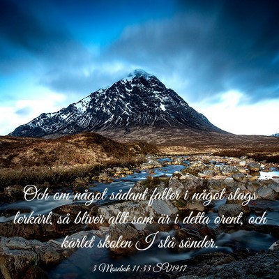 Picture 03 - 3 Mosebok 11:33 SV1917 - Och om något sådant faller i något slags - Bible Verse Picture