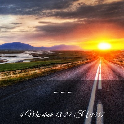 Picture 03 - 4 Mosebok 18:27 SV1917 -  - Bible Verse Picture