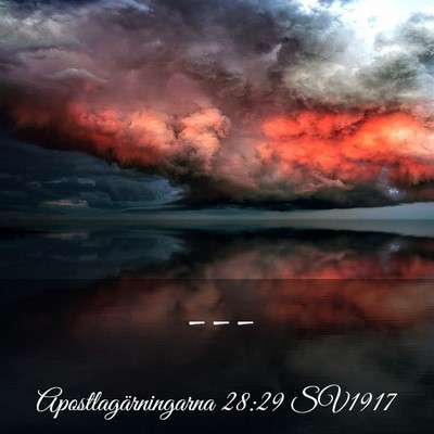 Picture 03 - Apostlagärningarna 28:29 SV1917 -  - Bible Verse Picture