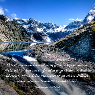 Picture 03 - Apostlagärningarna 9:21 SV1917 - Och alla som hörde honom blevo uppfyllda av - Bible Verse Picture