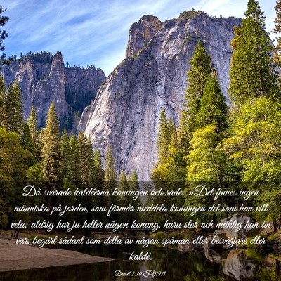 Picture 03 - Daniel 2:10 SV1917 - Då svarade kaldéerna konungen och sade: »Det - Bible Verse Picture
