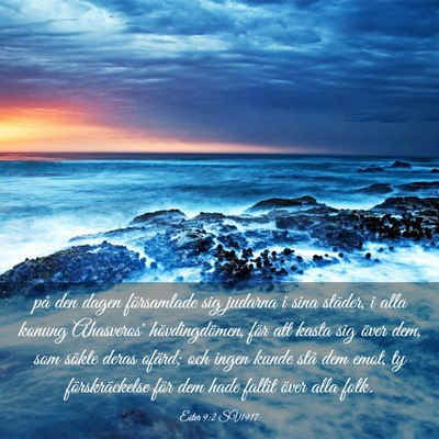 Picture 03 - Ester 9:2 SV1917 - på den dagen församlade sig judarna i sina - Bible Verse Picture