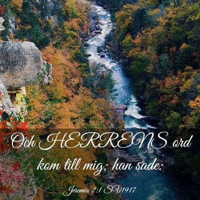 Picture 03 - Jeremia 2:1 SV1917 - Och HERRENS ord kom till mig; han - Bible Verse Picture