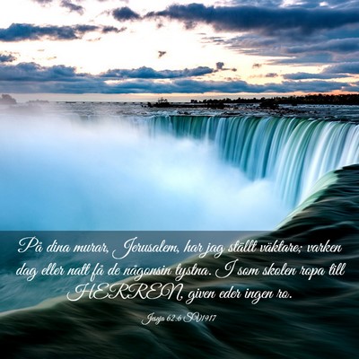 Picture 03 - Jesaja 62:6 SV1917 - På dina murar, Jerusalem, har jag ställt - Bible Verse Picture