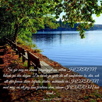 Picture 03 - Josua 14:12 SV1917 - Så giv mig nu denna bergsbygd om vilken HERREN - Bible Verse Picture