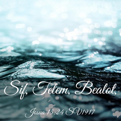 Picture 03 - Josua 15:24 SV1917 - Sif, Telem, - Bible Verse Picture