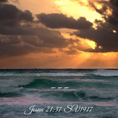 Picture 03 - Josua 21:37 SV1917 -  - Bible Verse Picture