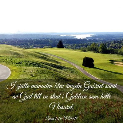Picture 03 - Lukas 1:26 SV1917 - I sjätte månaden blev ängeln Gabriel sänd av - Bible Verse Picture