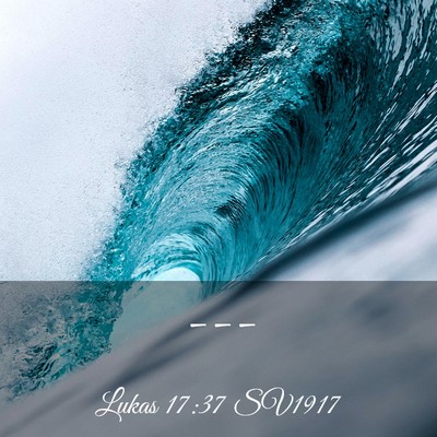 Picture 03 - Lukas 17:37 SV1917 -  - Bible Verse Picture