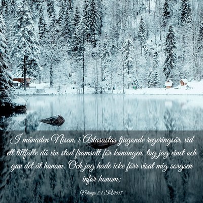 Picture 03 - Nehemja 2:1 SV1917 - I månaden Nisan, i Artasastas tjugonde - Bible Verse Picture