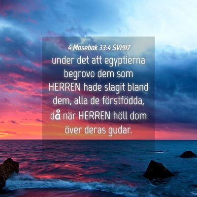 Picture 04 - 4 Mosebok 33:4 SV1917 - under det att egyptierna begrovo dem som HERREN - Bible Verse Picture