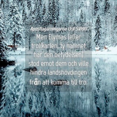 Picture 04 - Apostlagärningarna 13:8 SV1917 - Men Elymas (eller trollkarlen, ty namnet har den - Bible Verse Picture