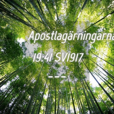 Picture 04 - Apostlagärningarna 19:41 SV1917 -  - Bible Verse Picture
