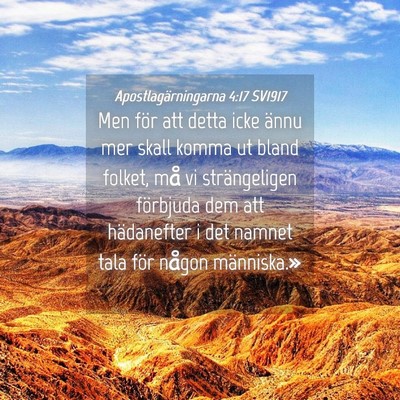 Picture 04 - Apostlagärningarna 4:17 SV1917 - Men för att detta icke ännu mer skall komma ut - Bible Verse Picture