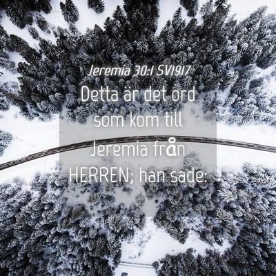 Picture 04 - Jeremia 30:1 SV1917 - Detta är det ord som kom till Jeremia från - Bible Verse Picture