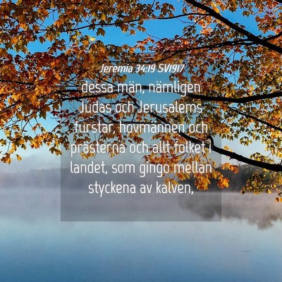 Picture 04 - Jeremia 34:19 SV1917 - dessa män, nämligen Judas och Jerusalems - Bible Verse Picture