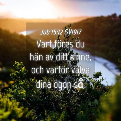 Picture 04 - Job 15:12 SV1917 - Vart föres du hän av ditt sinne, och varför - Bible Verse Picture