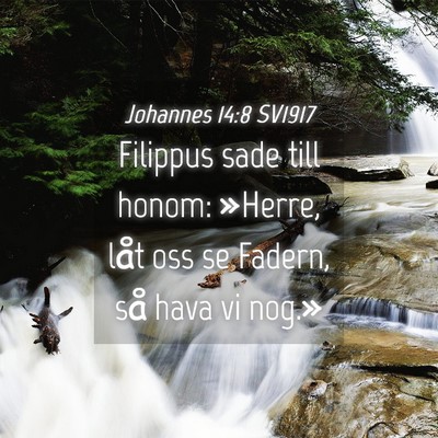Picture 04 - Johannes 14:8 SV1917 - Filippus sade till honom: »Herre, låt oss se - Bible Verse Picture