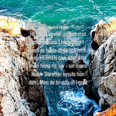 Picture 04 - Rut 1:9 SV1917 - HERREN bevise godhet mot eder, såsom I haven - Bible Verse Picture