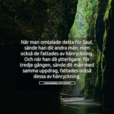 Picture 05 - 1 Samuelsboken 19:21 SV1917 - När man omtalade detta för Saul, sände han dit - Bible Verse Picture