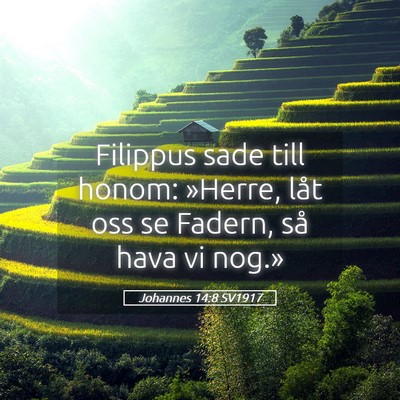 Picture 05 - Johannes 14:8 SV1917 - Filippus sade till honom: »Herre, låt oss se - Bible Verse Picture