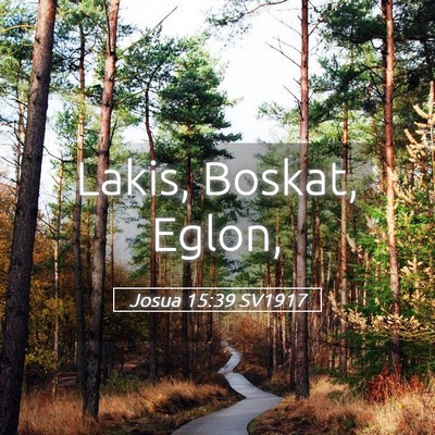 Picture 05 - Josua 15:39 SV1917 - Lakis, Boskat, - Bible Verse Picture
