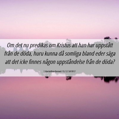 Picture 06 - 1 Korinthierbrevet 15:12 SV1917 - Om det nu predikas om Kristus att han har - Bible Verse Picture