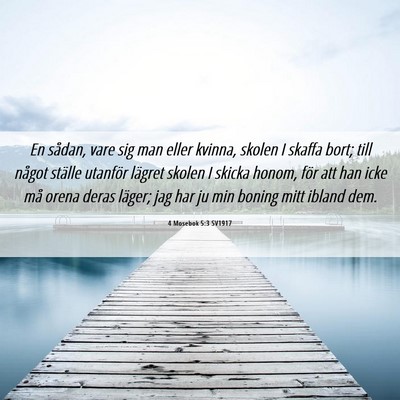 Picture 06 - 4 Mosebok 5:3 SV1917 - En sådan, vare sig man eller kvinna, skolen I - Bible Verse Picture