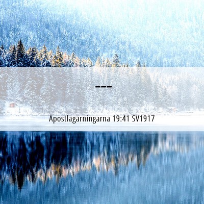 Picture 06 - Apostlagärningarna 19:41 SV1917 -  - Bible Verse Picture