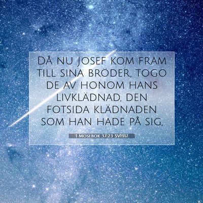 Picture 07 - 1 Mosebok 37:23 SV1917 - Då nu Josef kom fram till sina bröder, togo de - Bible Verse Picture