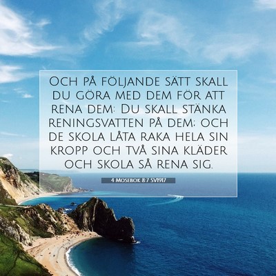 Picture 07 - 4 Mosebok 8:7 SV1917 - Och på följande sätt skall du göra med dem - Bible Verse Picture