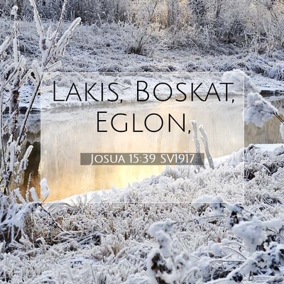 Picture 07 - Josua 15:39 SV1917 - Lakis, Boskat, - Bible Verse Picture
