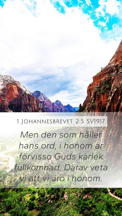 1 Johannesbrevet 2:5 SV1917 Bible Verse Image