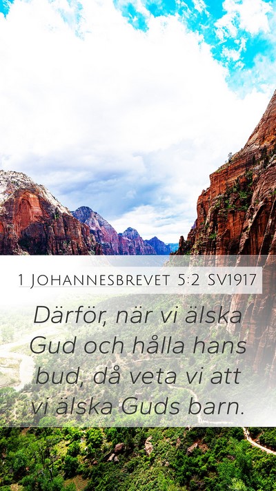 1 Johannesbrevet 5:2 SV1917 Bible Verse Image