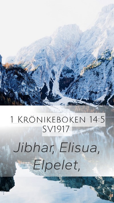 1 Krönikeboken 14:5 SV1917 Bible Verse Image