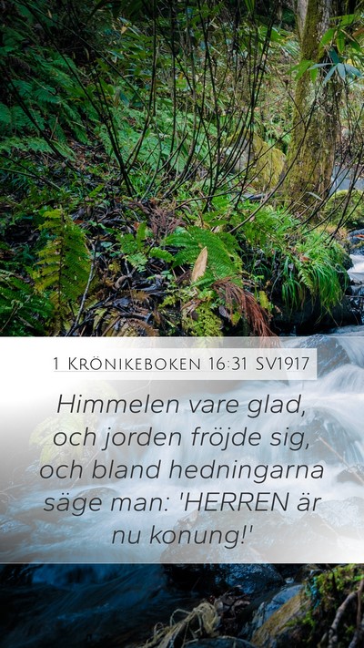 1 Krönikeboken 16:31 SV1917 Bible Verse Image