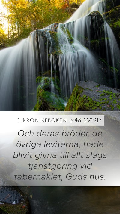 1 Krönikeboken 6:48 SV1917 Bible Verse Image