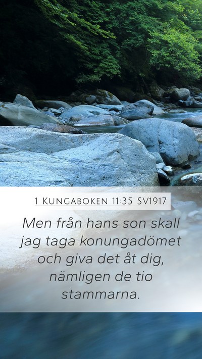 1 Kungaboken 11:35 SV1917 Bible Verse Image