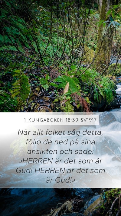 1 Kungaboken 18:39 SV1917 Bible Verse Image