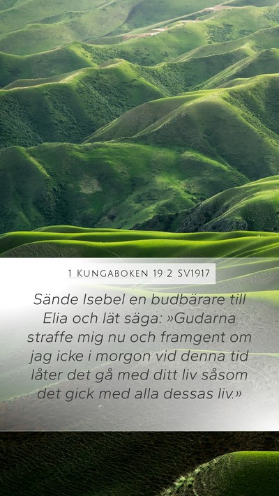 1 Kungaboken 19:2 SV1917 Bible Verse Image