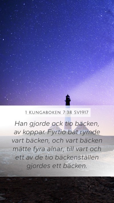 1 Kungaboken 7:38 SV1917 Bible Verse Image