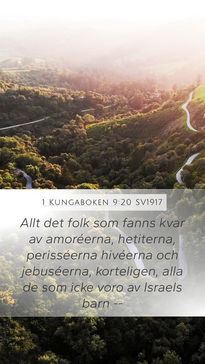 1 Kungaboken 9:20 SV1917 Bible Verse Image
